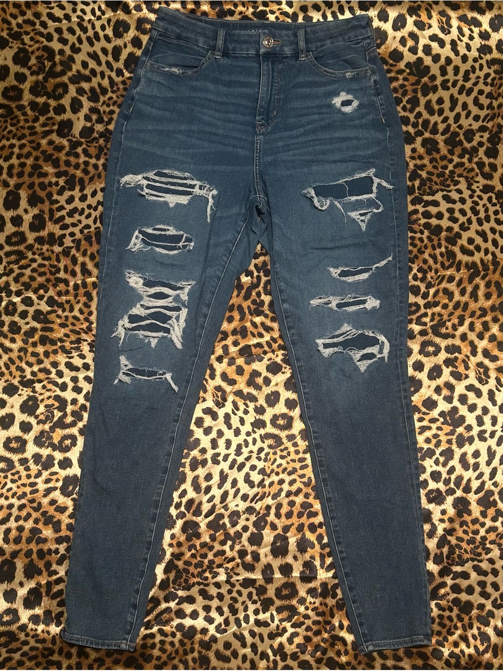 American Eagle "The Dream Jean" Distressed Skinny Jeans